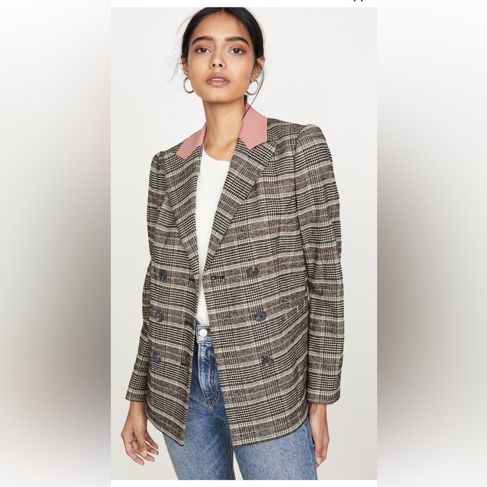 Rebecca Taylor Boucle Plaid blazer